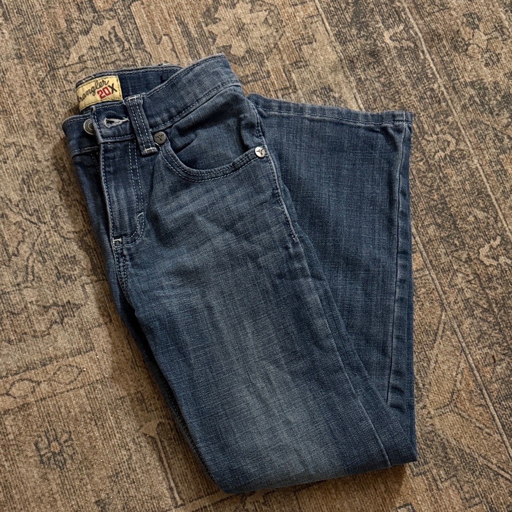 Wrangler boys  Dark Blue Straight Jeans